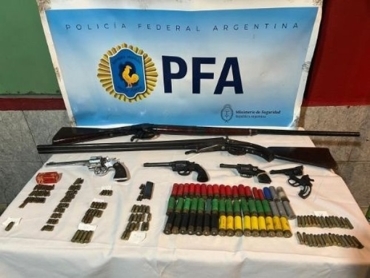 Desarticularon una banda narco y secuestraron armas de fuego