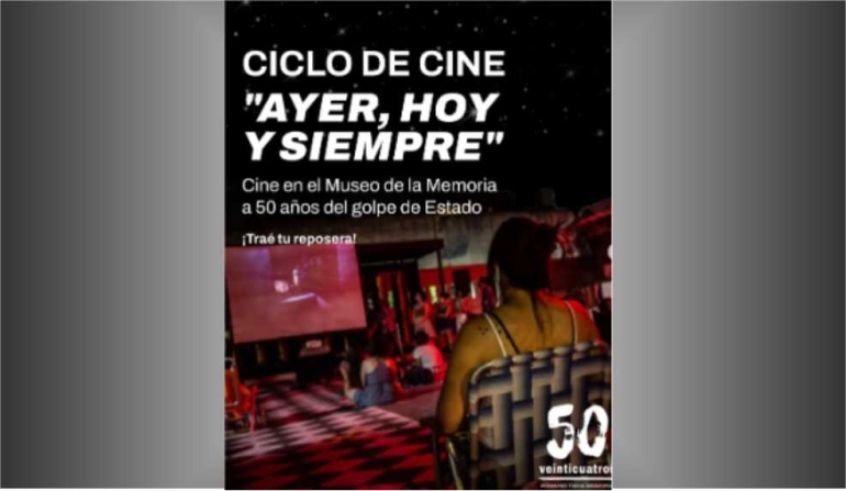 Cine y memoria, un nuevo ciclo gratuito en el Museo de la Memoria