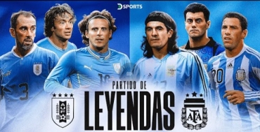 INFOMALDONADO: Uruguay derrotó por 5-2 a Argentina en el Partido de leyendas en Punta del Este