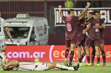Newells goleado 5-0 por Lanús y se hunde en el abismo