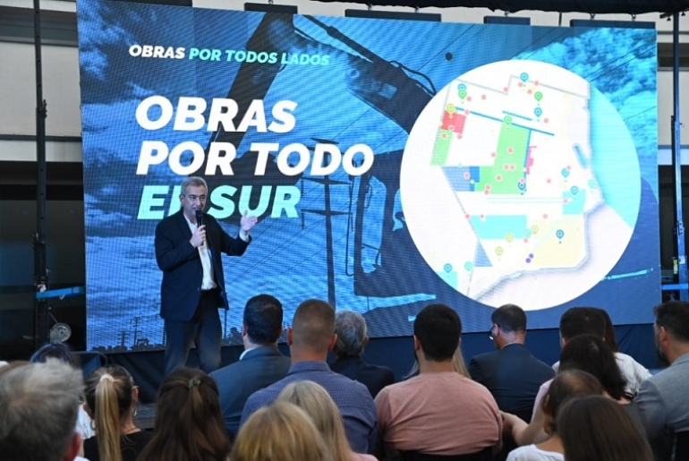 Presentaron 60 obras de fuerte impacto para el sur de la ciudad