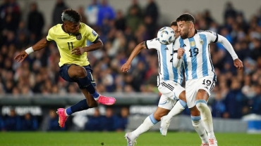 Argentina vs. Ecuador por las Eliminatorias esta noche sin la presencia de Messi