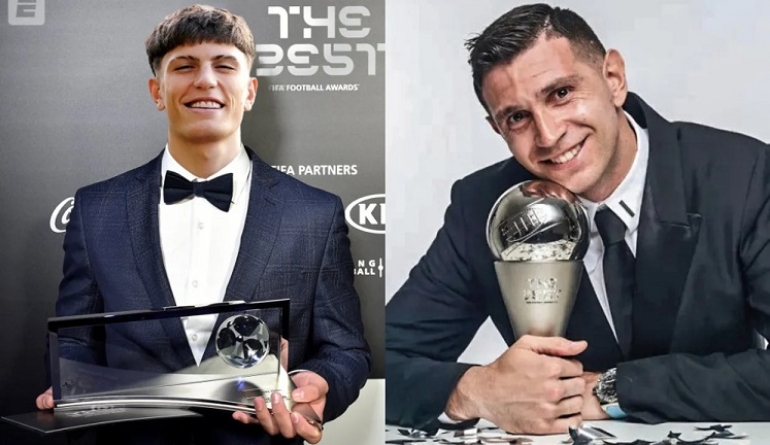 Premios The Best: Dibu Martínez y Alejandro Garnacho fueron los argentinos ganadores