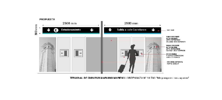 La Terminal de Ómnibus contará con nueva señalética para mejorar su transitabilidad