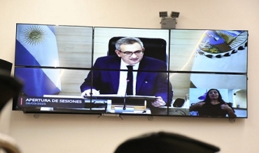 El Intendente Javkin inauguró hoy el período de sesiones ordinarias 2025 del Concejo Municipal