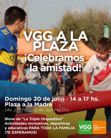 LA MUNICIPALIDAD CELEBRA EL “DÍA DEL AMIGO” EN LA PLAZA A LA MADRE