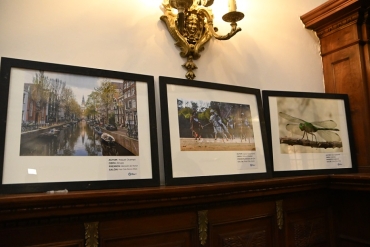 Muestra fotográfica en el salón Puerto Argentino