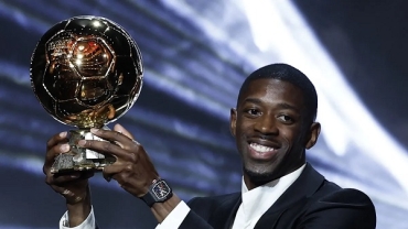 Balón de Oro: Ousmane Dembélé fue elegido como el mejor jugador del mundo