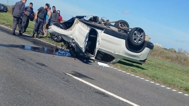 Dos muertos y ocho heridos causó el choque en la autopista Rosario–Santa Fe
