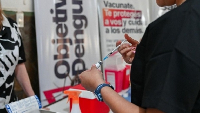 Operativo dengue: Porcentaje de vacunas alcanzadas