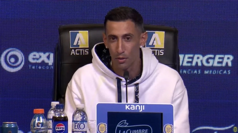 Di María en casa: "Lo único que me falta es salir campeón con Central"