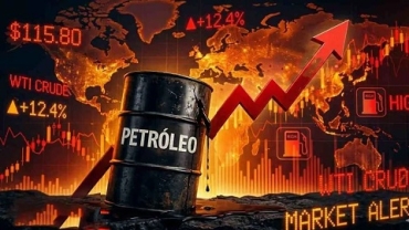 El petróleo llega a su máximo en 3 años y provoca caídas en los mercados del mundo