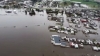 Cortes en rutas y accesos por la tormenta en el sur de Santa Fe