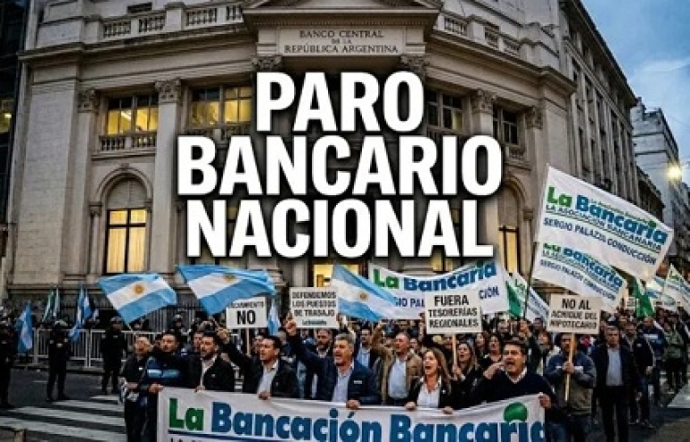 Este miércoles habrá paro bancario por despidos y cierre de dependencias