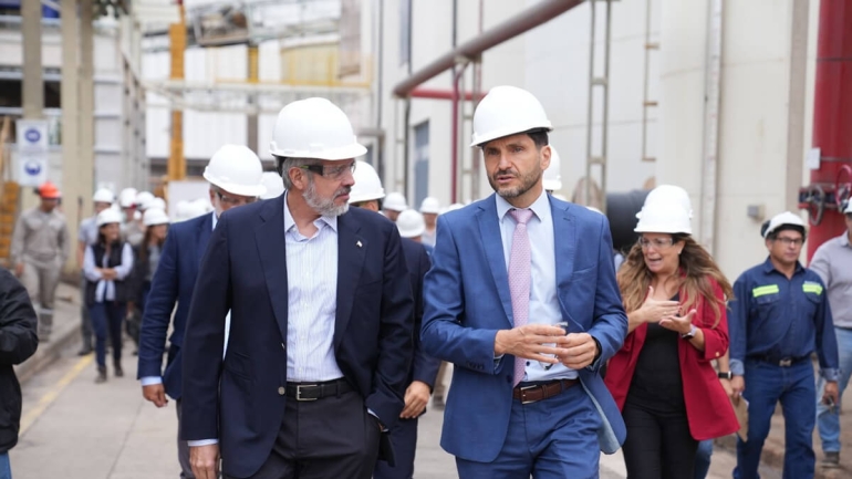 Sin la presencia Raimundo: Luis Pérez Compac y Maximiliano Pullaro cortaron cintas