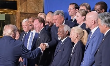 El encuentro entre Claudio Tapia y Donald Trump en la previa de la final del Mundial 2026