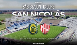Rosario Central enfrenta a Unión en San Nicolás por un lugar en octavos de final