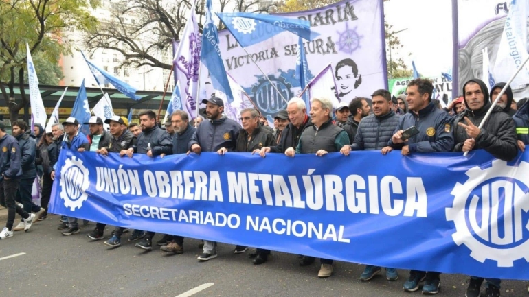 La UOM se planta ante la intervención judicial y activa un plan de resistencia sindical