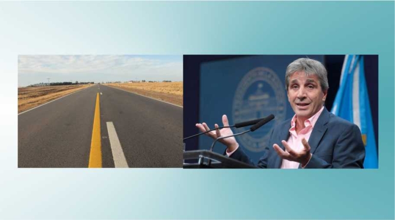 Luis Caputo adjudicó 1.800 km de rutas nacionales a privados
