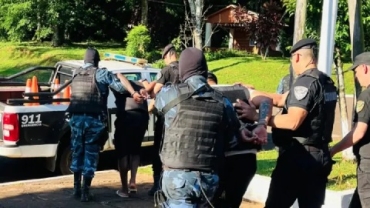 Tres narcos brasileños capturados en Misiones. Se investiga si pertenecen al Comando Vermelho