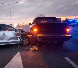 El ministro Pablo Cococcioni se accidentó en Circunvalación