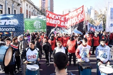 Cortes en accesos y marcha en el centro para este mièrcoles en Rosario