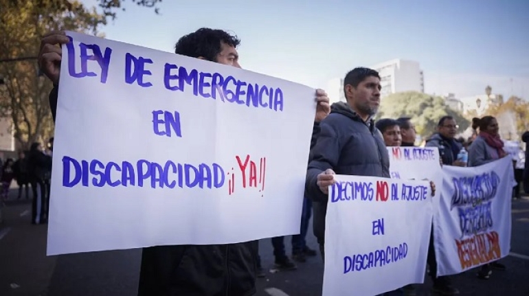 La Justicia frenó el veto de Milei a la Ley de Emergencia en Discapacidad
