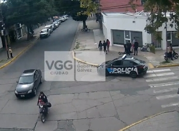 LAS CÁMARAS DEL SISTEMA DE MONITOREO MUNICIPAL CAPTARON EL ARRESTO CIVIL TRAS EL ROBO DE UNA BICICLETA