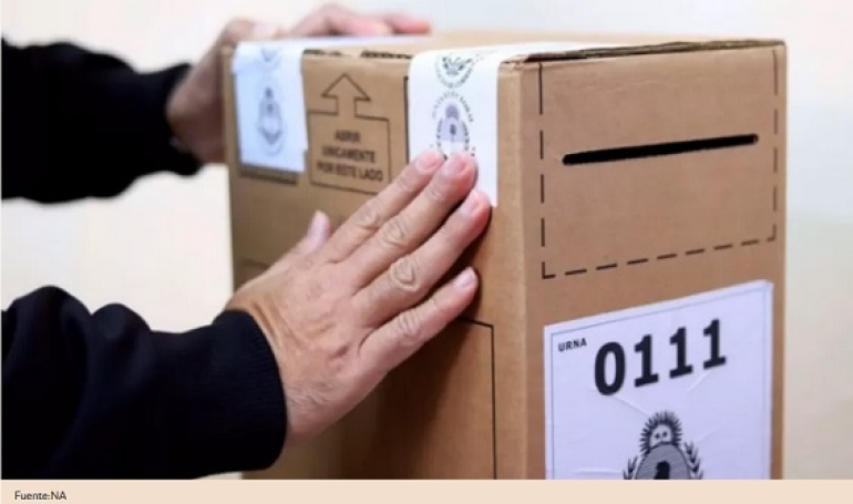 A nivel nacional votó el 58,5 % del padrón electoral y el 55% sufragaron en la provincia
