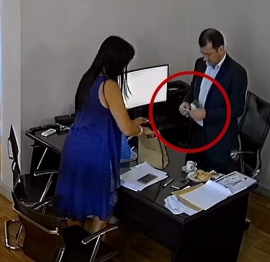 El video de Edgardo Kueider contando dinero en la Casa de Gobierno de Entre Ríos