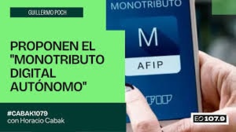 Crearían el "Monotributo Digital"