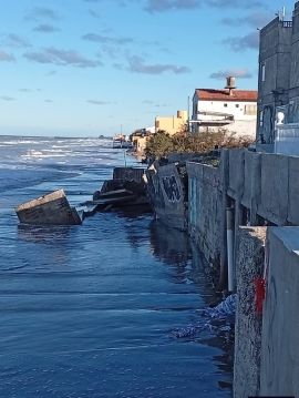 Preocupación en Mar del Tuyú por el avance del mar: “Lamentablemente cada sudestada o crecida grande se sigue llevando arena”