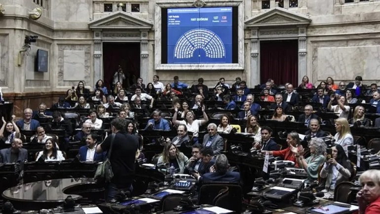 Revés para el gobierno: Diputados volteó dos vetos de Milei