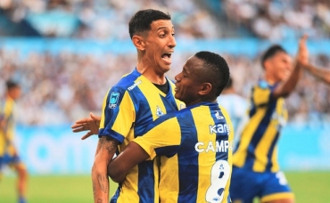 Central le ganó 2 a 1 a Racing y Di María fue la figura