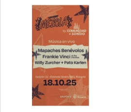 Que haya mezcla: una noche para celebrar la música rosarina