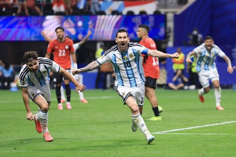 ARGENTINA SUFRIÓ PERO VENCIÓ 3-2 A EGIPTO