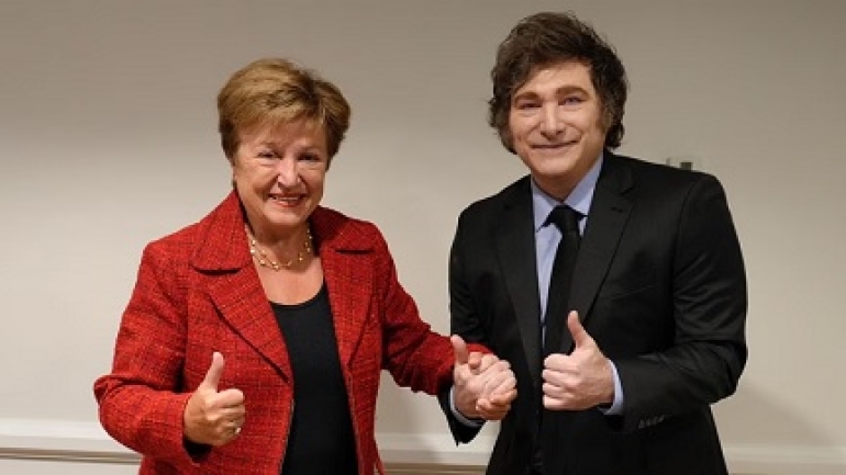 Milei y Georgieva se reúnen hoy para acelerar el acuerdo con el FMI