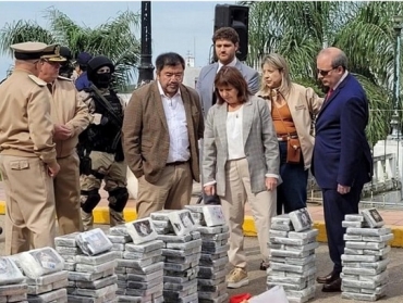 Bullrich se presentará para la quema de media tonelada de droga incautada en San Lorenzo