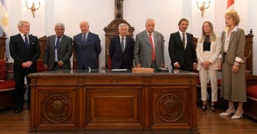 Baclini y Zabalza asumieron como ministros de la Corte Suprema de Santa Fe