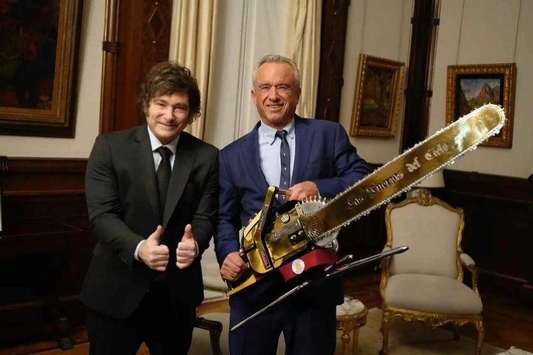 Javier Milei recibió a Robert Kennedy Jr., funcionario de Donald Trump y antivacunas