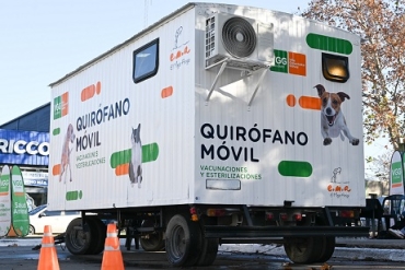 VOLVIÓ EL MÓVIL QUIRÚRGICO DE MASCOTAS DE LA MUNICIPALIDAD DE VGG