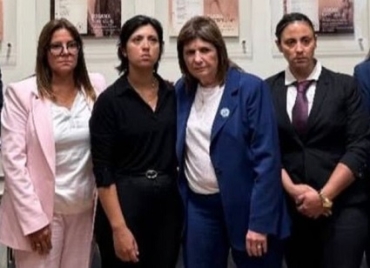 Bullrich recibió en el Senado a la familia de Jeremías Monzón