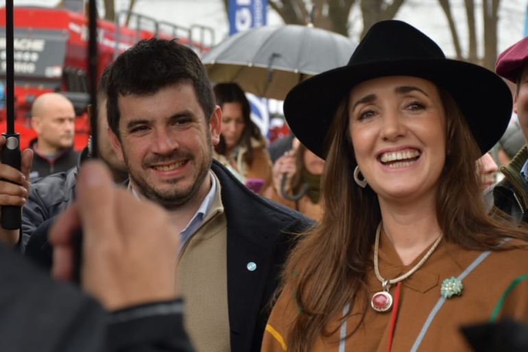 Victoria Villarruel pidió eliminar las retenciones al campo y la industria