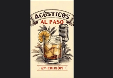 “Acústicos al Paso”: artistas, música y vermú