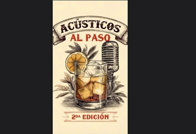 “Acústicos al Paso”: artistas, música y vermú